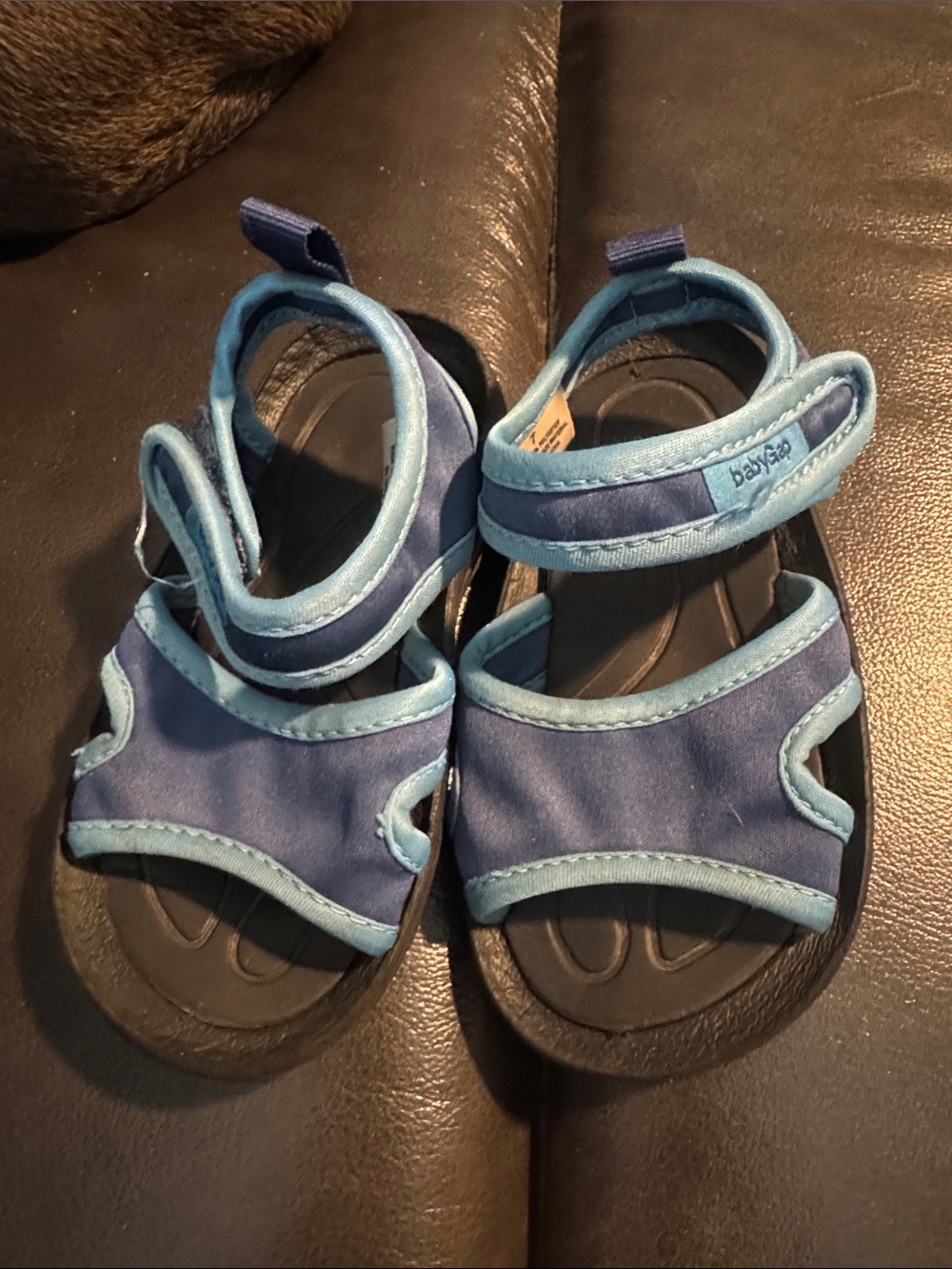 GAP baby7 Navy and Light Blue Sport Sandals
